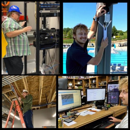 Technician performing professional computer maintenance in Lincoln Nebraska workspace