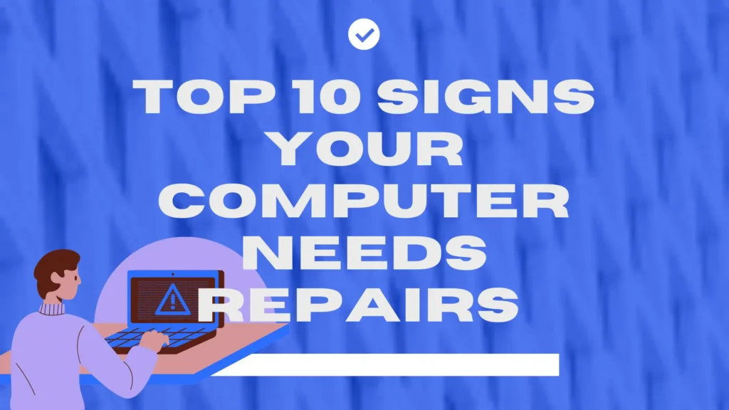 Computer repair technician diagnosing desktop hardware problem in Lincoln NE office