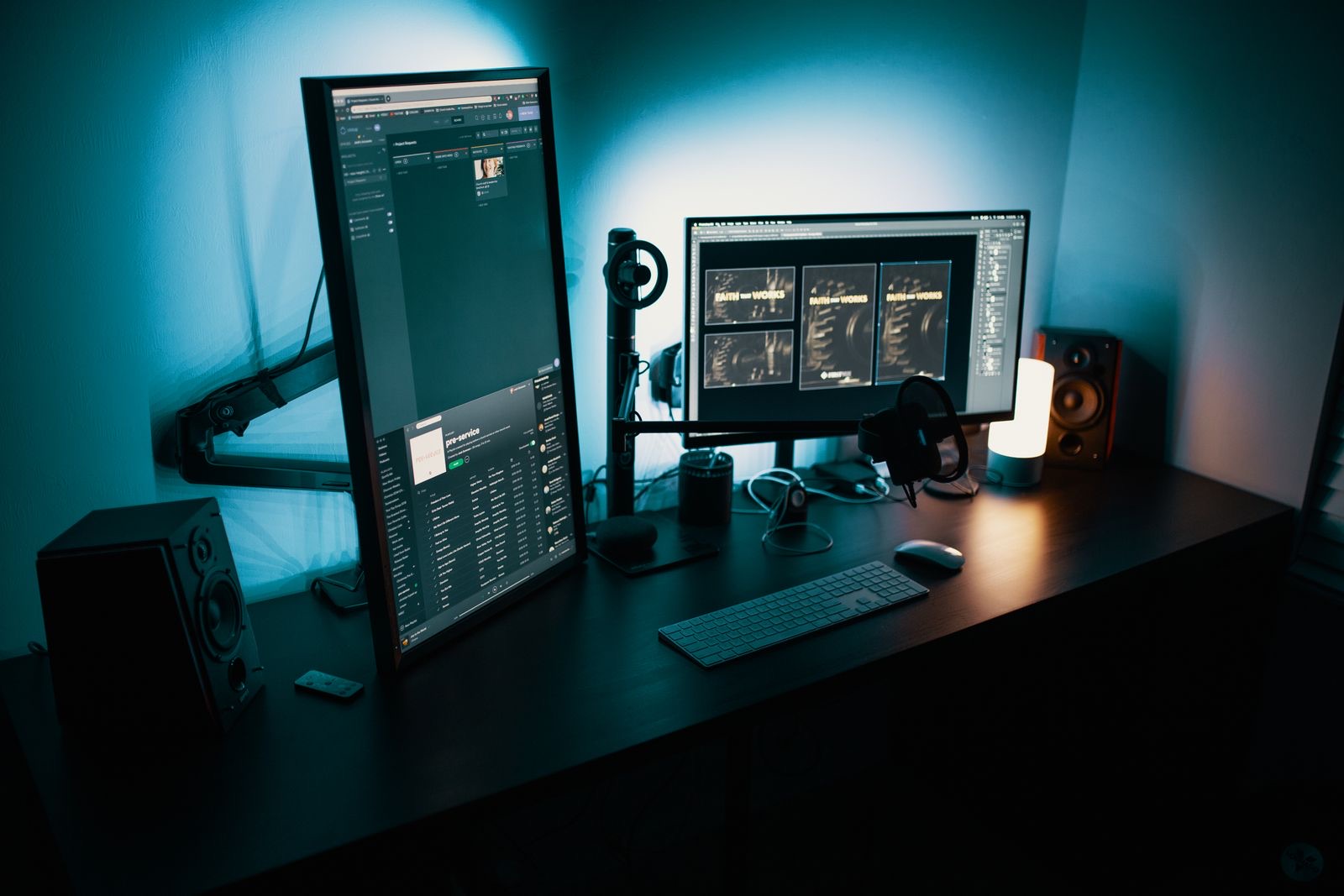 High-performance computer workstation with specialized components